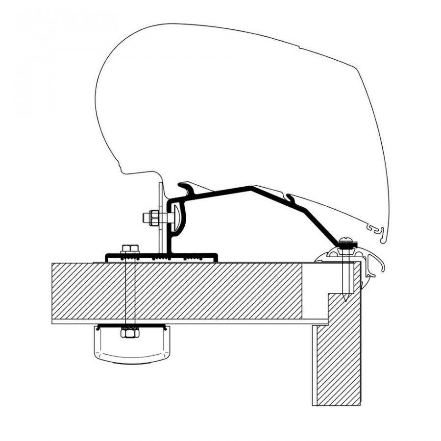Product image 1 of the product “Adapter-Kit für LMC-Wohnwagen zu TO Serie 6 und 9 ”